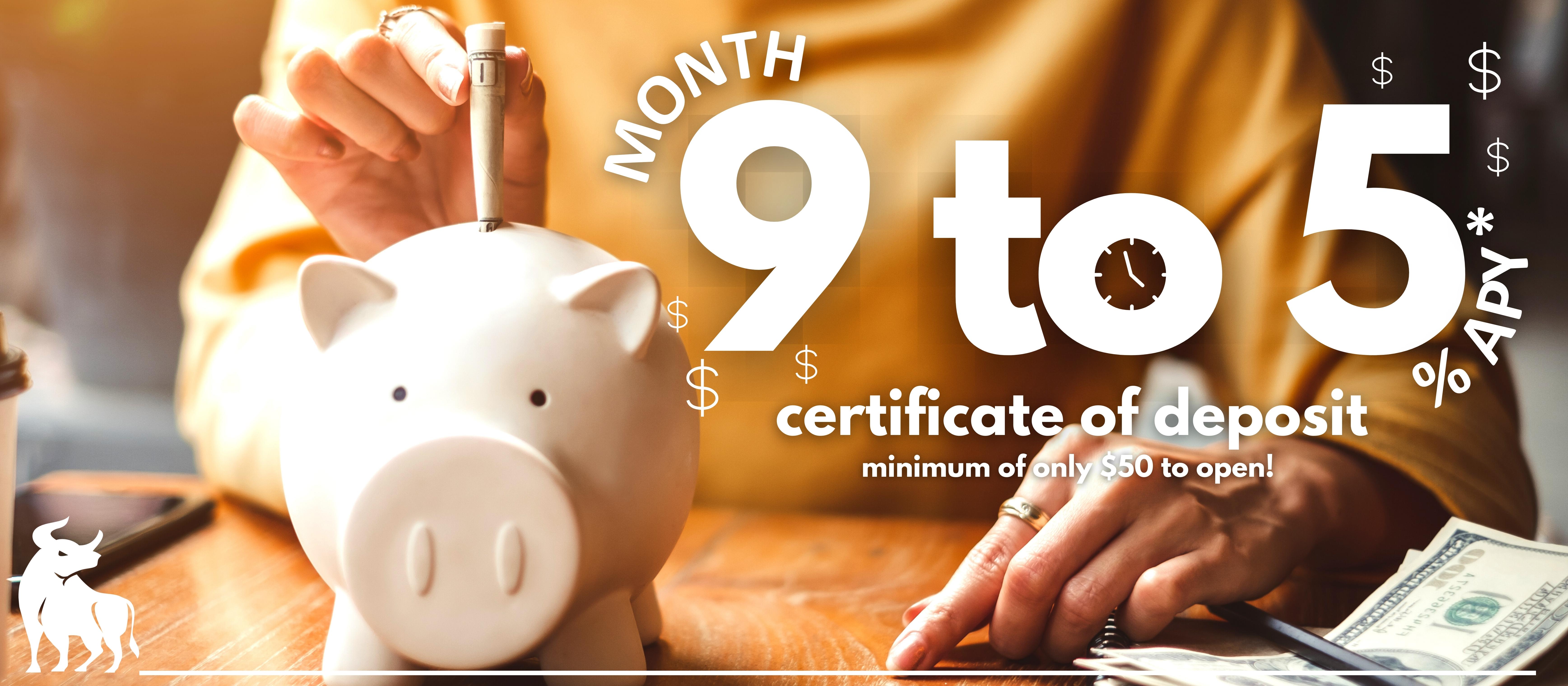 Build Your Own CD Special, Save money YOUR way. Pick your term and earn 4.25% APY*.